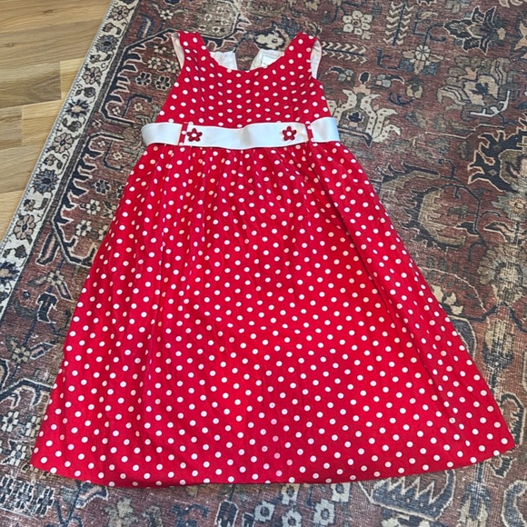 Florence Eiseman Red and White Polka Dot Dress - Picture 1 of 5